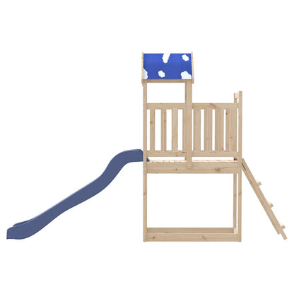 vidaXL Outdoor Playset Solid Wood Pine - Brown - 33430