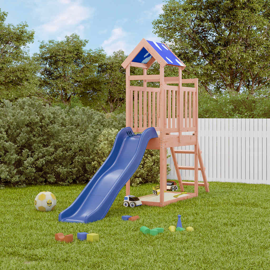 vidaXL Outdoor Playset Solid Wood Douglas - Brown - 33431