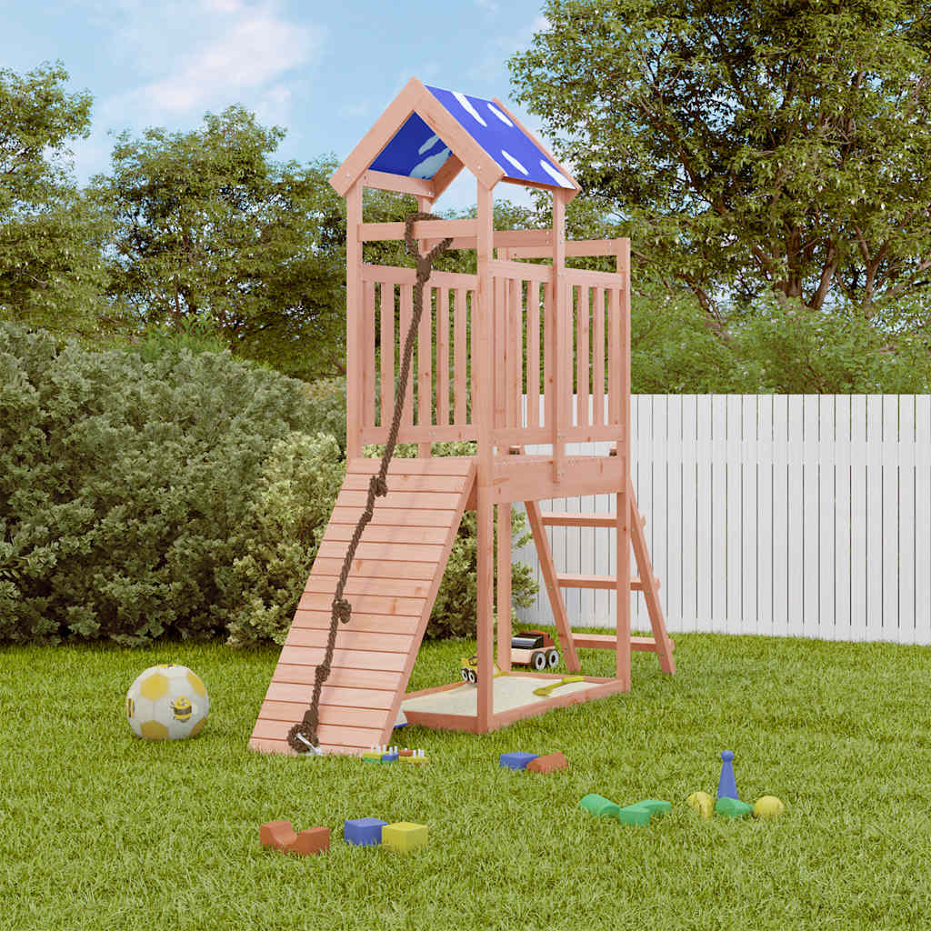 vidaXL Outdoor Playset Solid Wood Douglas - Brown - 33444