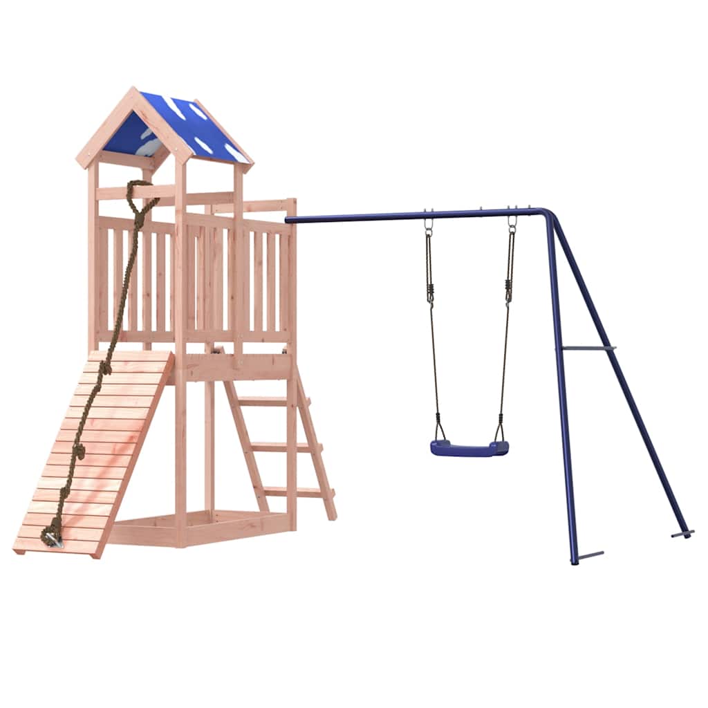 vidaXL Outdoor Playset Solid Wood Douglas - Brown - 33446