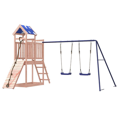 vidaXL Outdoor Playset Solid Wood Douglas - Brown - 33447
