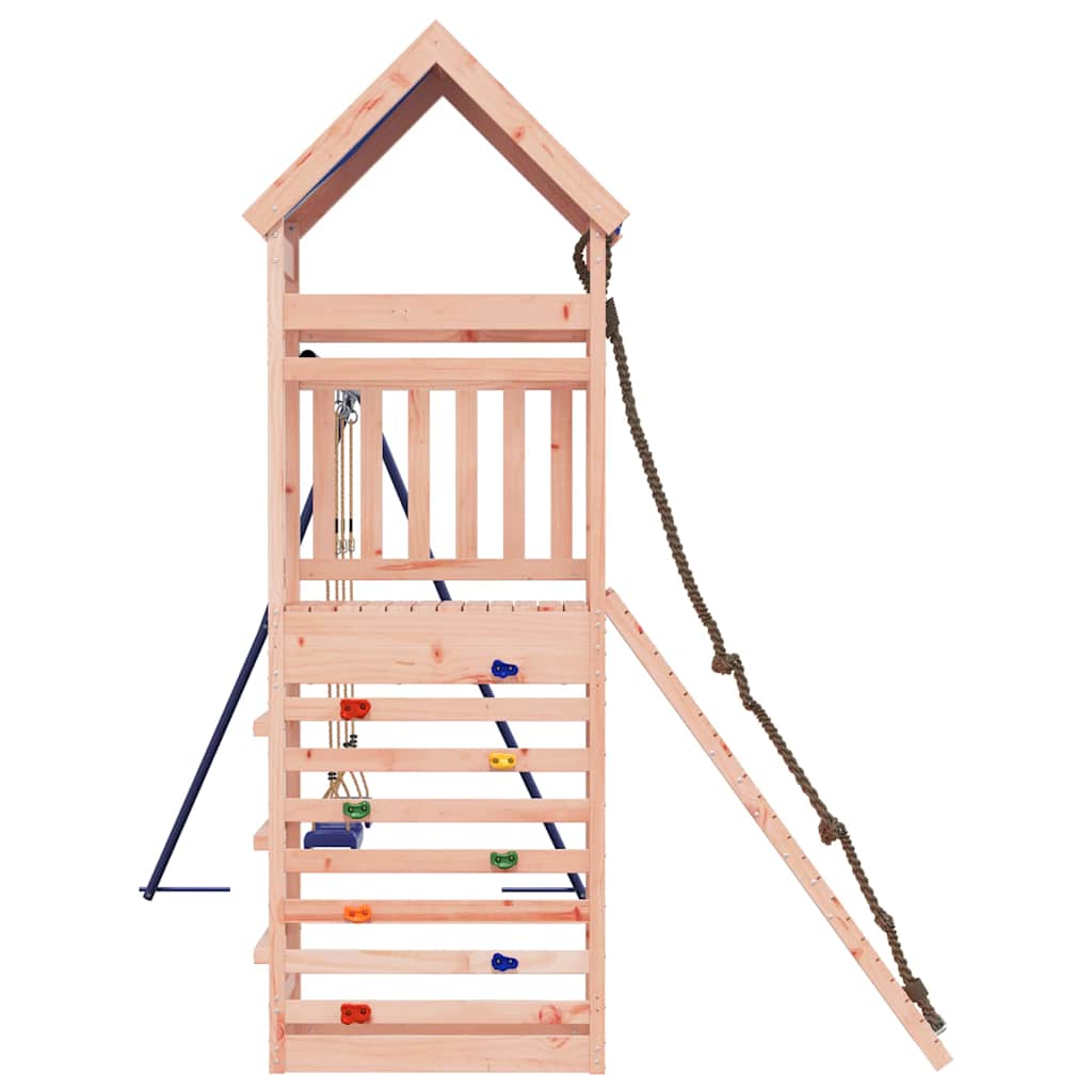 vidaXL Outdoor Playset Solid Wood Douglas - Brown - 33447
