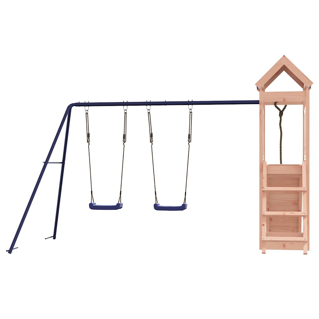 vidaXL Outdoor Playset Solid Wood Douglas - Brown - 33447