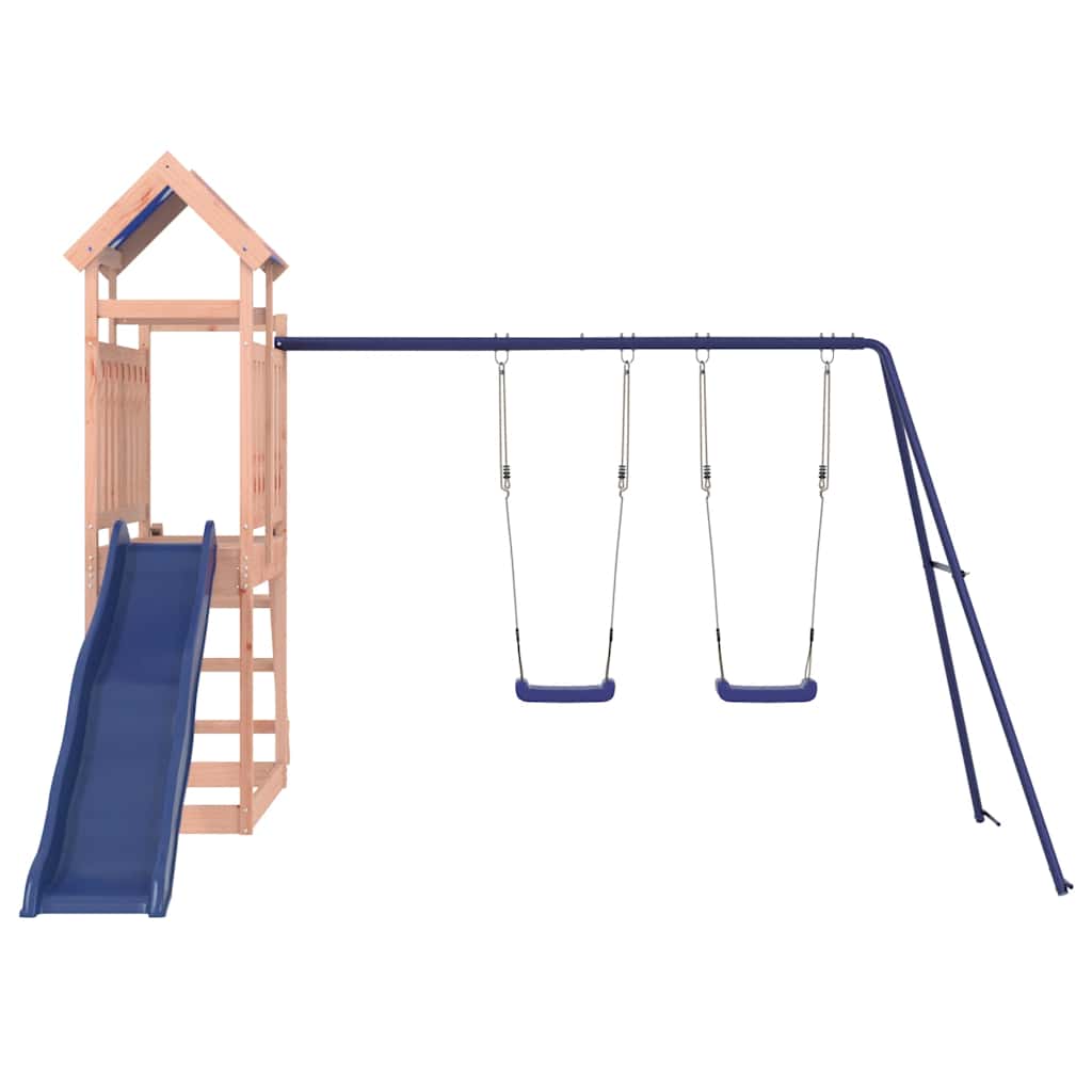 vidaXL Outdoor Playset Solid Wood Douglas - Brown - 33474