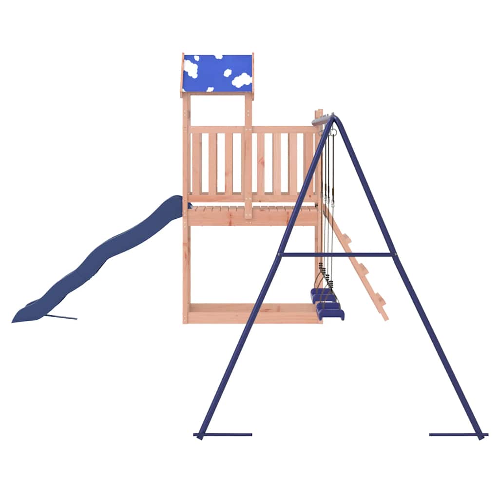 vidaXL Outdoor Playset Solid Wood Douglas - Brown - 33474