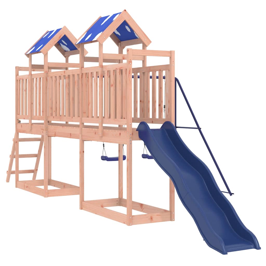 vidaXL Outdoor Playset Solid Wood Douglas - Brown - 33494