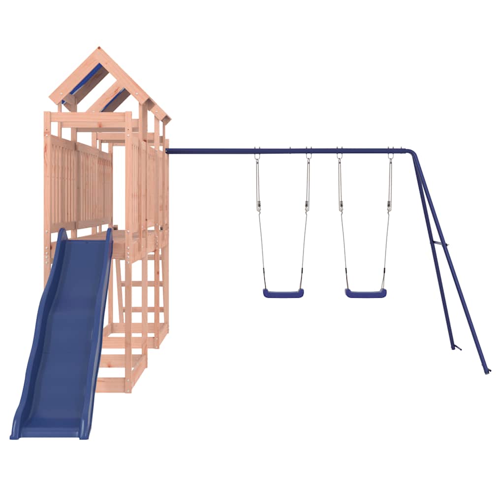 vidaXL Outdoor Playset Solid Wood Douglas - Brown - 33494