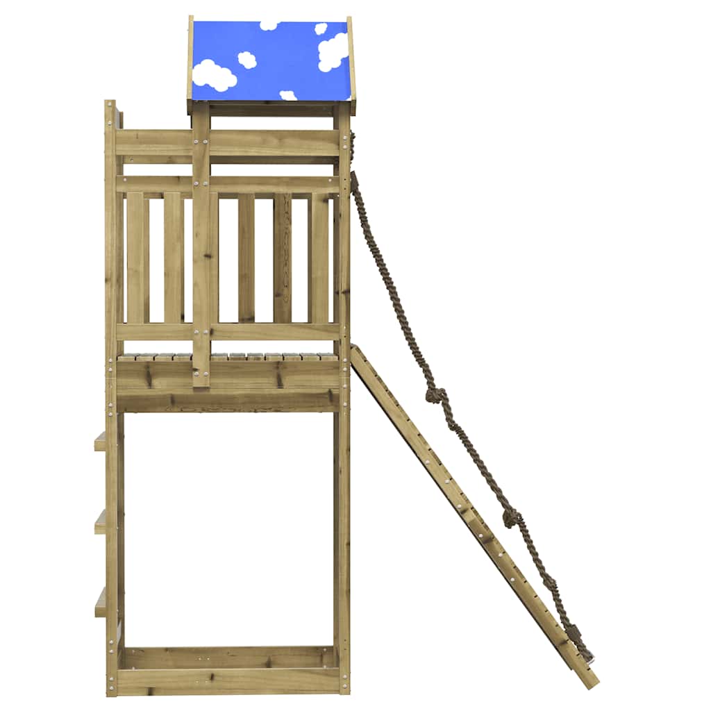 vidaXL Outdoor Playset Impregnated Wood Pine - Brown - 33505