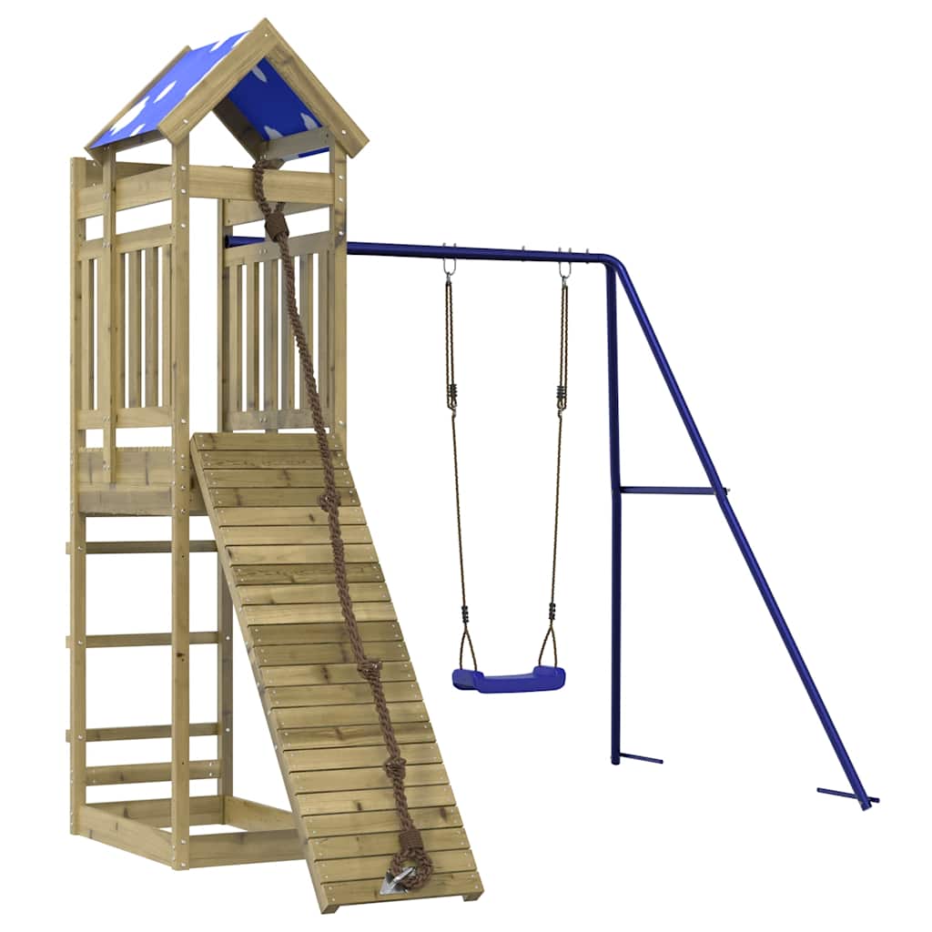 vidaXL Outdoor Playset Impregnated Wood Pine - Brown - 33512