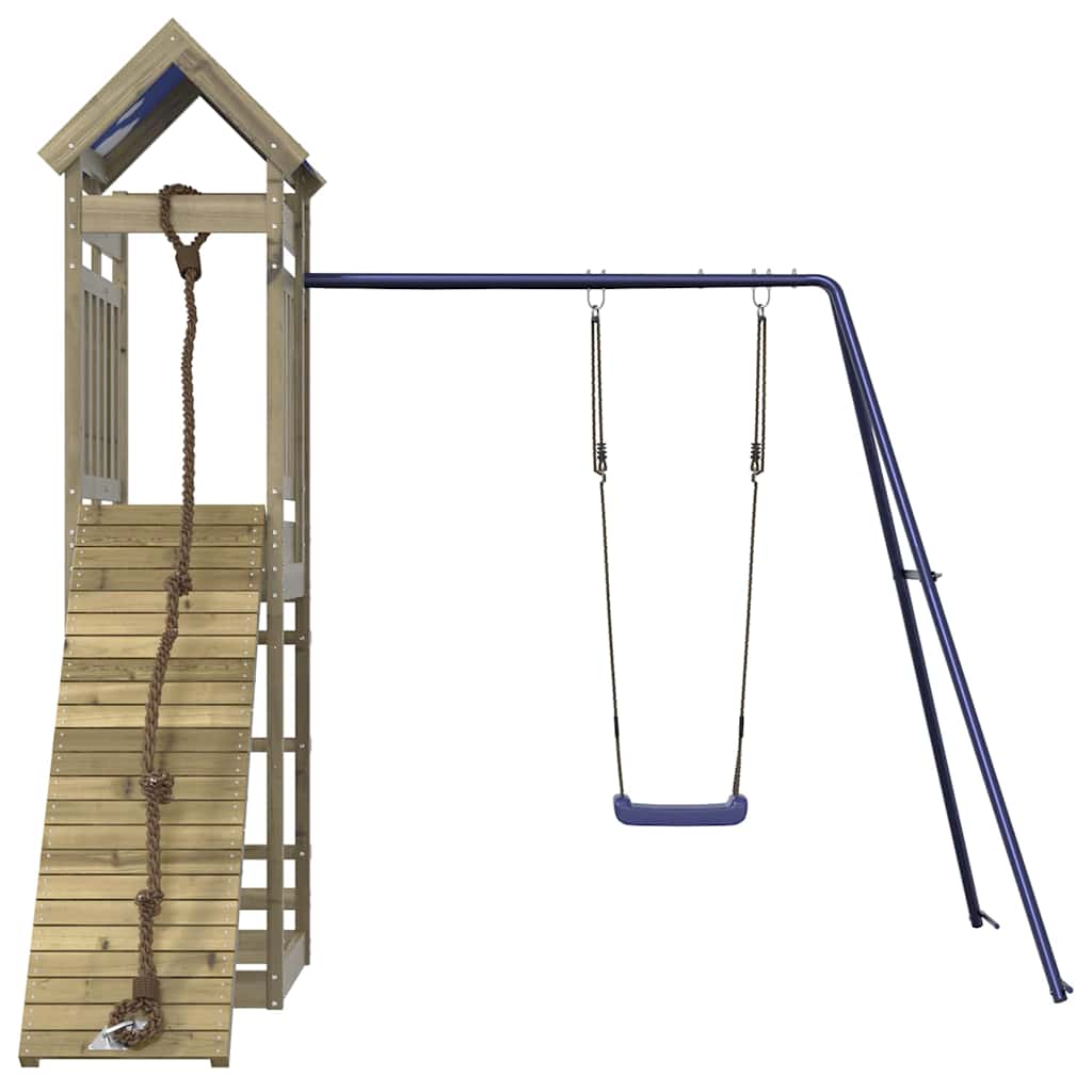 vidaXL Outdoor Playset Impregnated Wood Pine - Brown - 33512