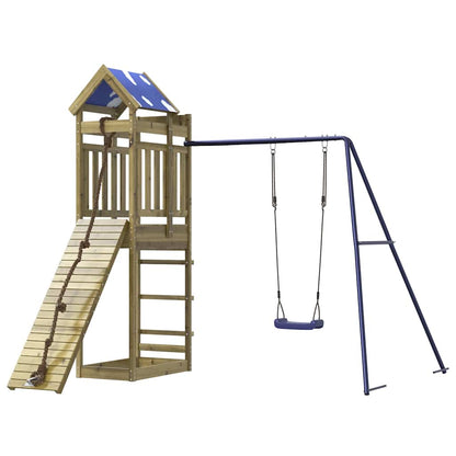 vidaXL Outdoor Playset Impregnated Wood Pine - Brown - 33512