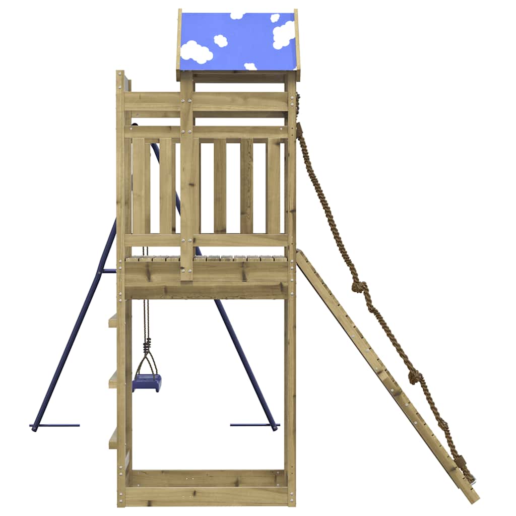 vidaXL Outdoor Playset Impregnated Wood Pine - Brown - 33512