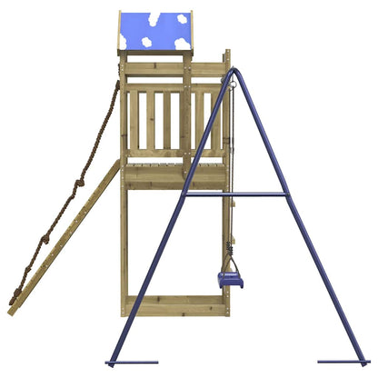 vidaXL Outdoor Playset Impregnated Wood Pine - Brown - 33512