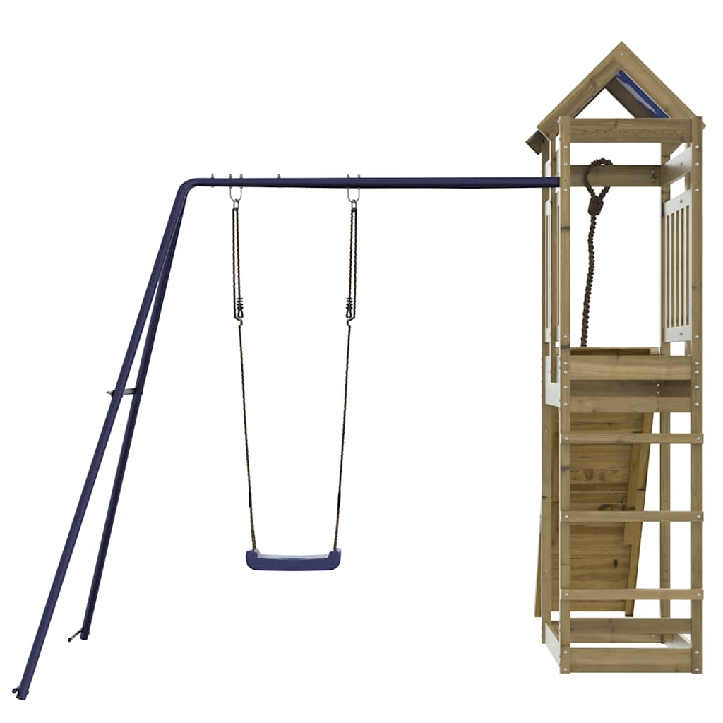 vidaXL Outdoor Playset Impregnated Wood Pine - Brown - 33512