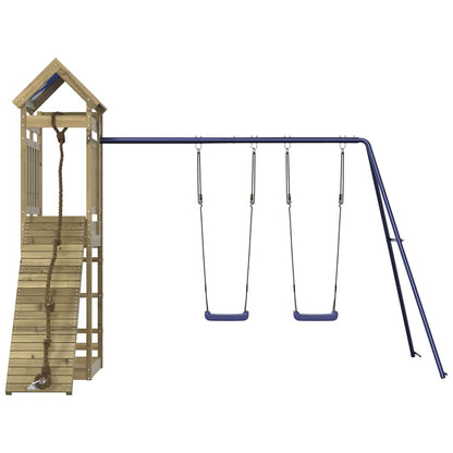 vidaXL Outdoor Playset Impregnated Wood Pine - Brown - 33525