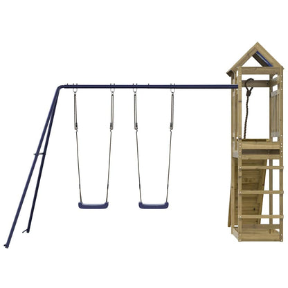 vidaXL Outdoor Playset Impregnated Wood Pine - Brown - 33525