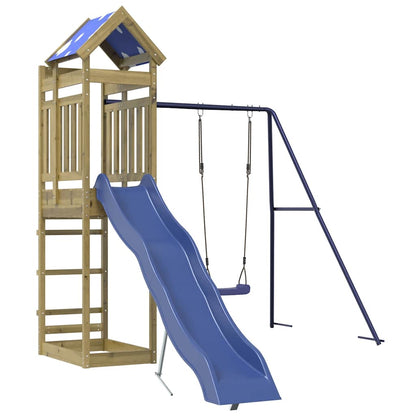 vidaXL Outdoor Playset Impregnated Wood Pine - Brown - 33526