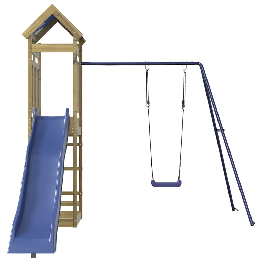 vidaXL Outdoor Playset Impregnated Wood Pine - Brown - 33526