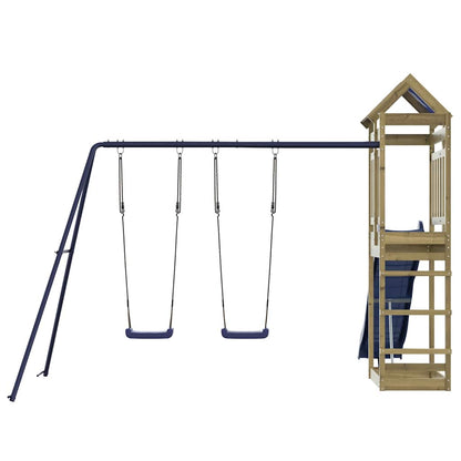 vidaXL Outdoor Playset Impregnated Wood Pine - Brown - 33527