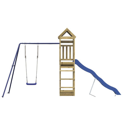 vidaXL Outdoor Playset Impregnated Wood Pine - Brown - 33537