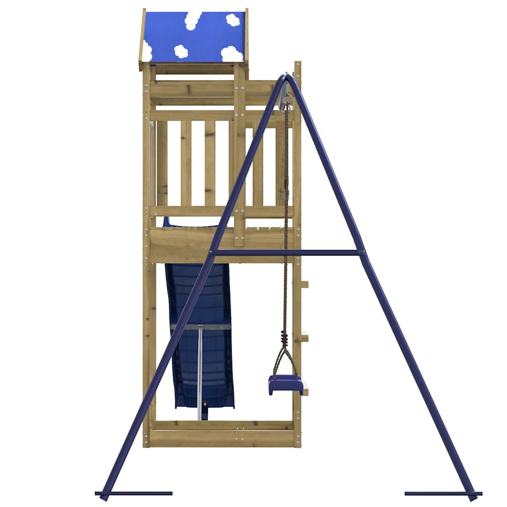vidaXL Outdoor Playset Impregnated Wood Pine - Brown - 33537