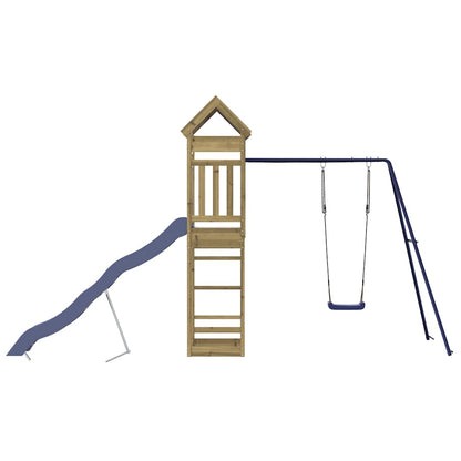 vidaXL Outdoor Playset Impregnated Wood Pine - Brown - 33537