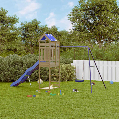 vidaXL Outdoor Playset Impregnated Wood Pine - Brown - 33537