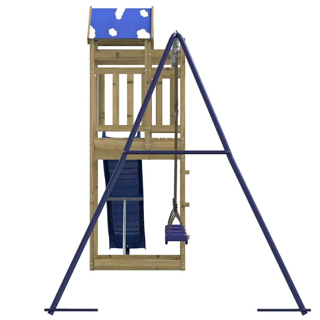 vidaXL Outdoor Playset Impregnated Wood Pine - Brown - 33538
