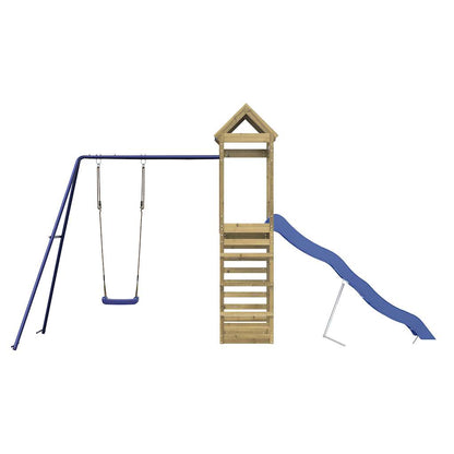 vidaXL Outdoor Playset Impregnated Wood Pine - Brown - 33543
