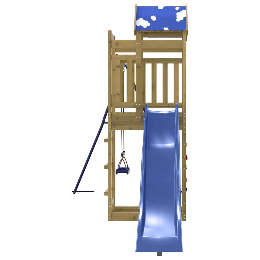 vidaXL Outdoor Playset Impregnated Wood Pine - Brown - 33543