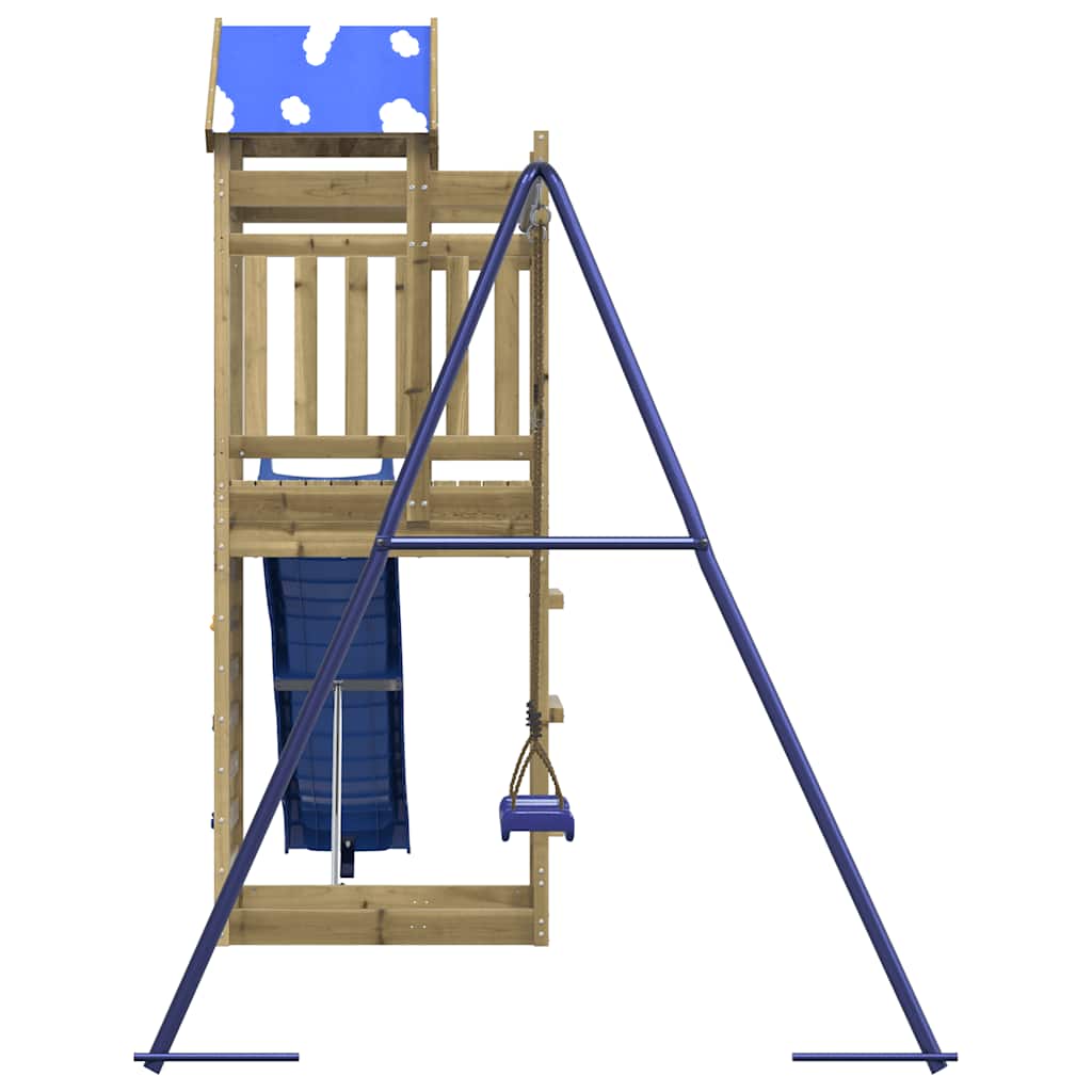 vidaXL Outdoor Playset Impregnated Wood Pine - Brown - 33543
