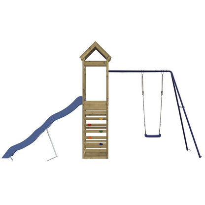vidaXL Outdoor Playset Impregnated Wood Pine - Brown - 33543