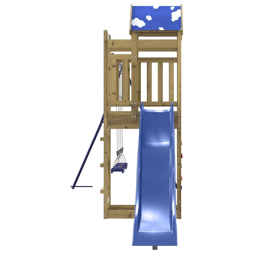 vidaXL Outdoor Playset Impregnated Wood Pine - Brown - 33548