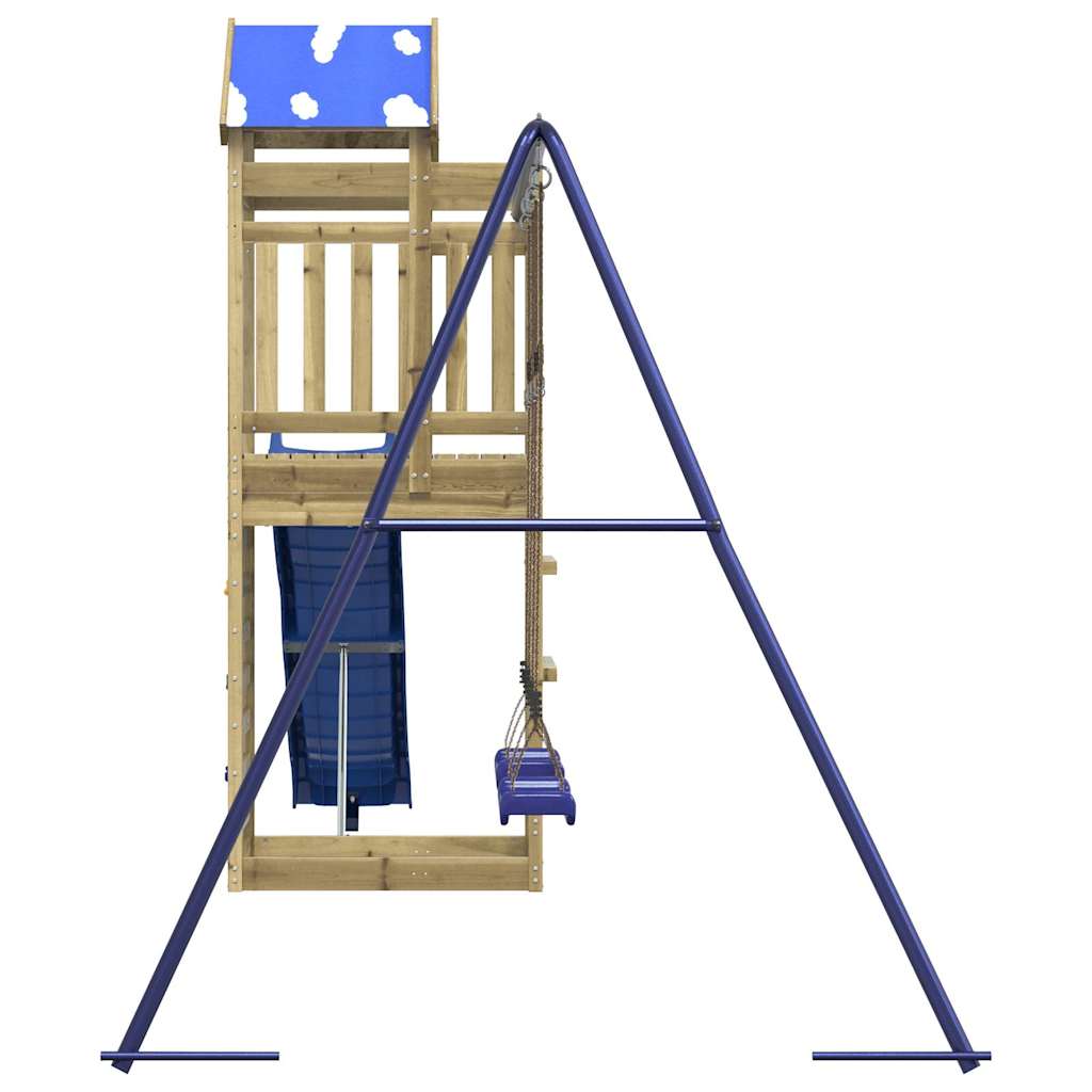vidaXL Outdoor Playset Impregnated Wood Pine - Brown - 33548