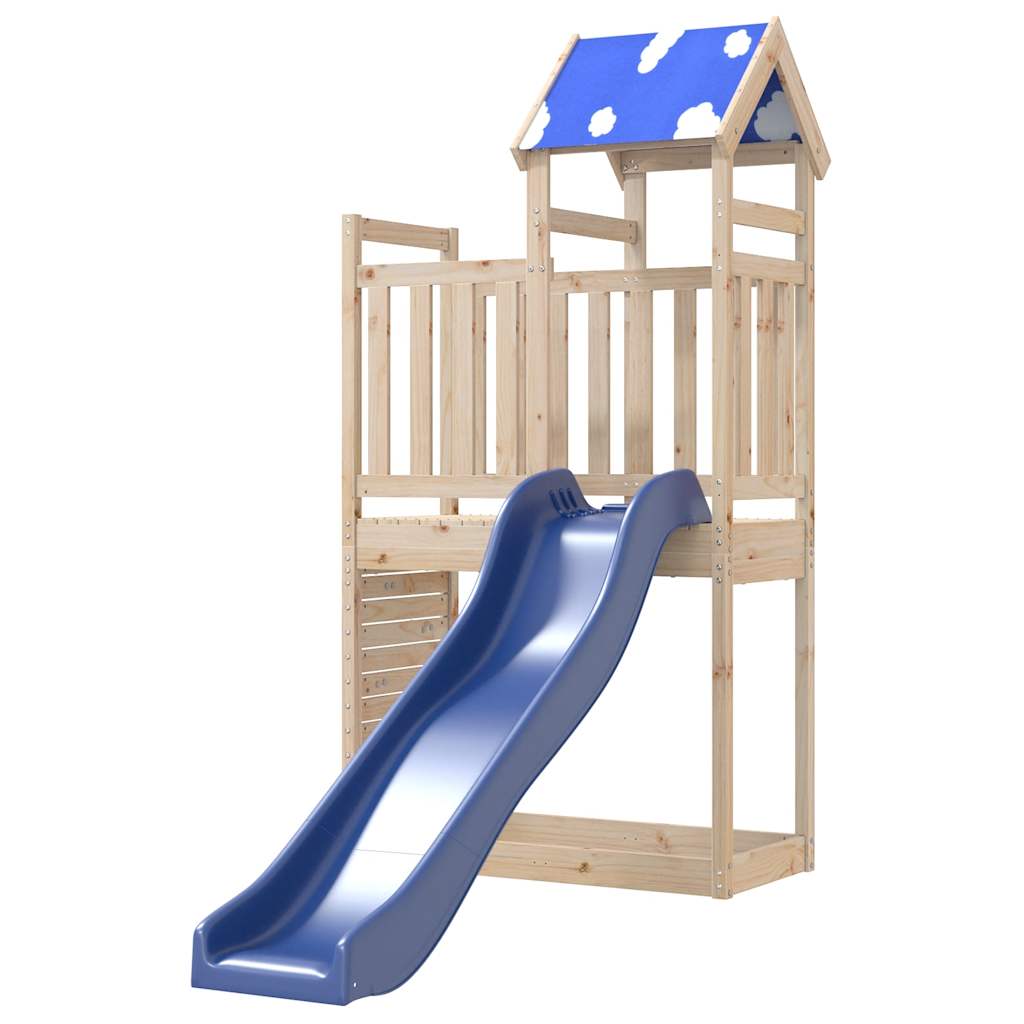 vidaXL Outdoor Playset Solid Wood Pine - Brown - 33561