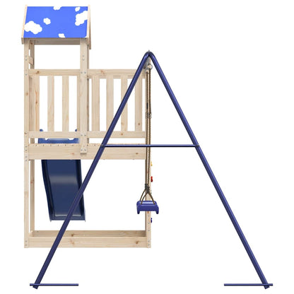 vidaXL Outdoor Playset Solid Wood Pine - Brown - 33573