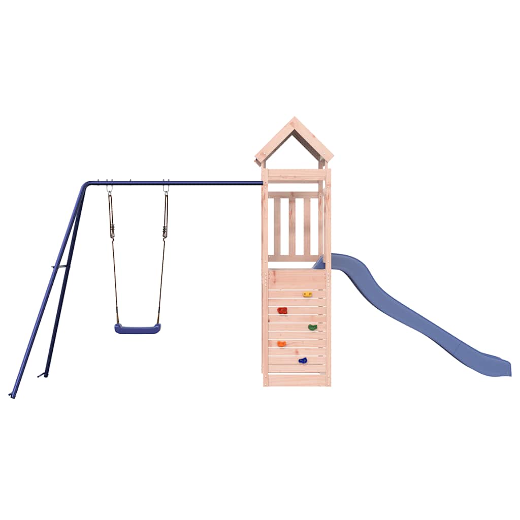 vidaXL Outdoor Playset Solid Wood Douglas - Brown - 33575