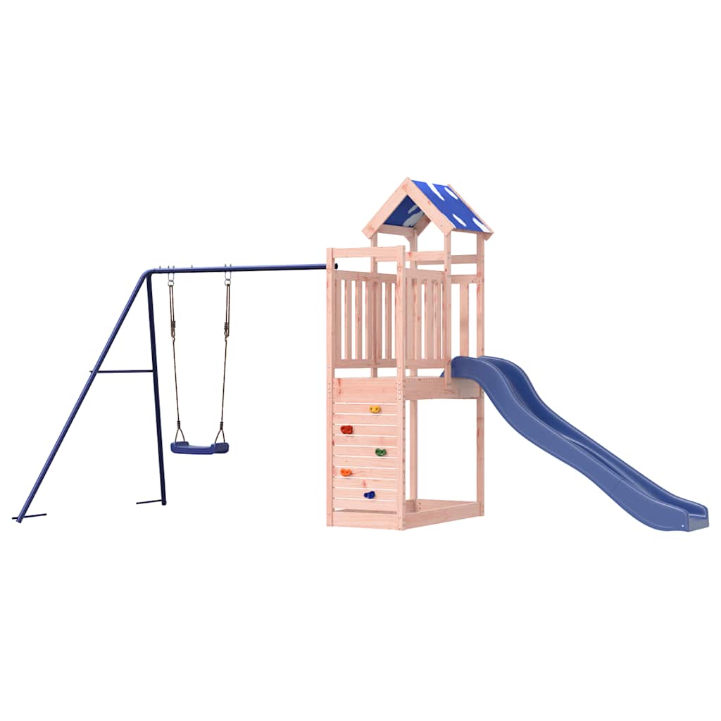 vidaXL Outdoor Playset Solid Wood Douglas - Brown - 33575
