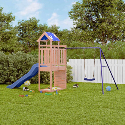 vidaXL Outdoor Playset Solid Wood Douglas - Brown - 33575