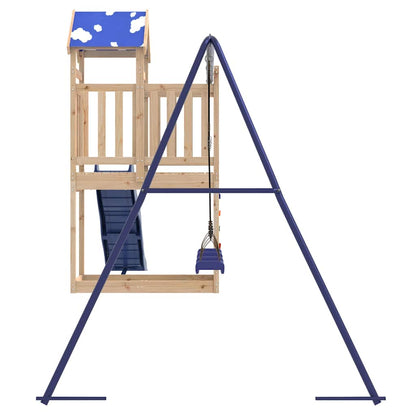 vidaXL Outdoor Playset Solid Wood Pine - Brown - 33578