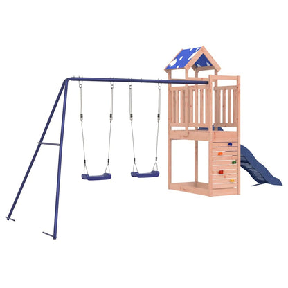vidaXL Outdoor Playset Solid Wood Douglas - Brown - 33580