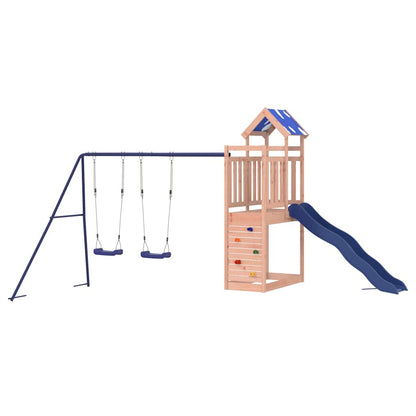 vidaXL Outdoor Playset Solid Wood Douglas - Brown - 33580