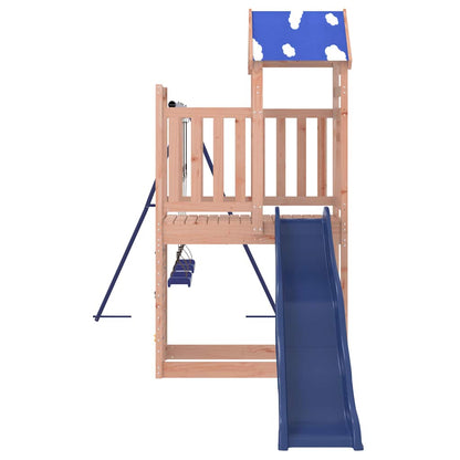 vidaXL Outdoor Playset Solid Wood Douglas - Brown - 33580