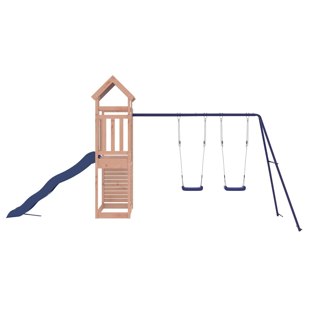 vidaXL Outdoor Playset Solid Wood Douglas - Brown - 33580