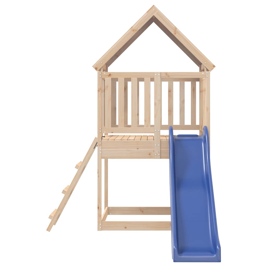 vidaXL Outdoor Playset Solid Wood Pine - Brown - 33581