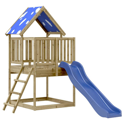 vidaXL Outdoor Playset Impregnated Wood Pine - Brown - 33585