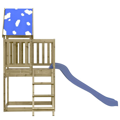 vidaXL Outdoor Playset Impregnated Wood Pine - Brown - 33585