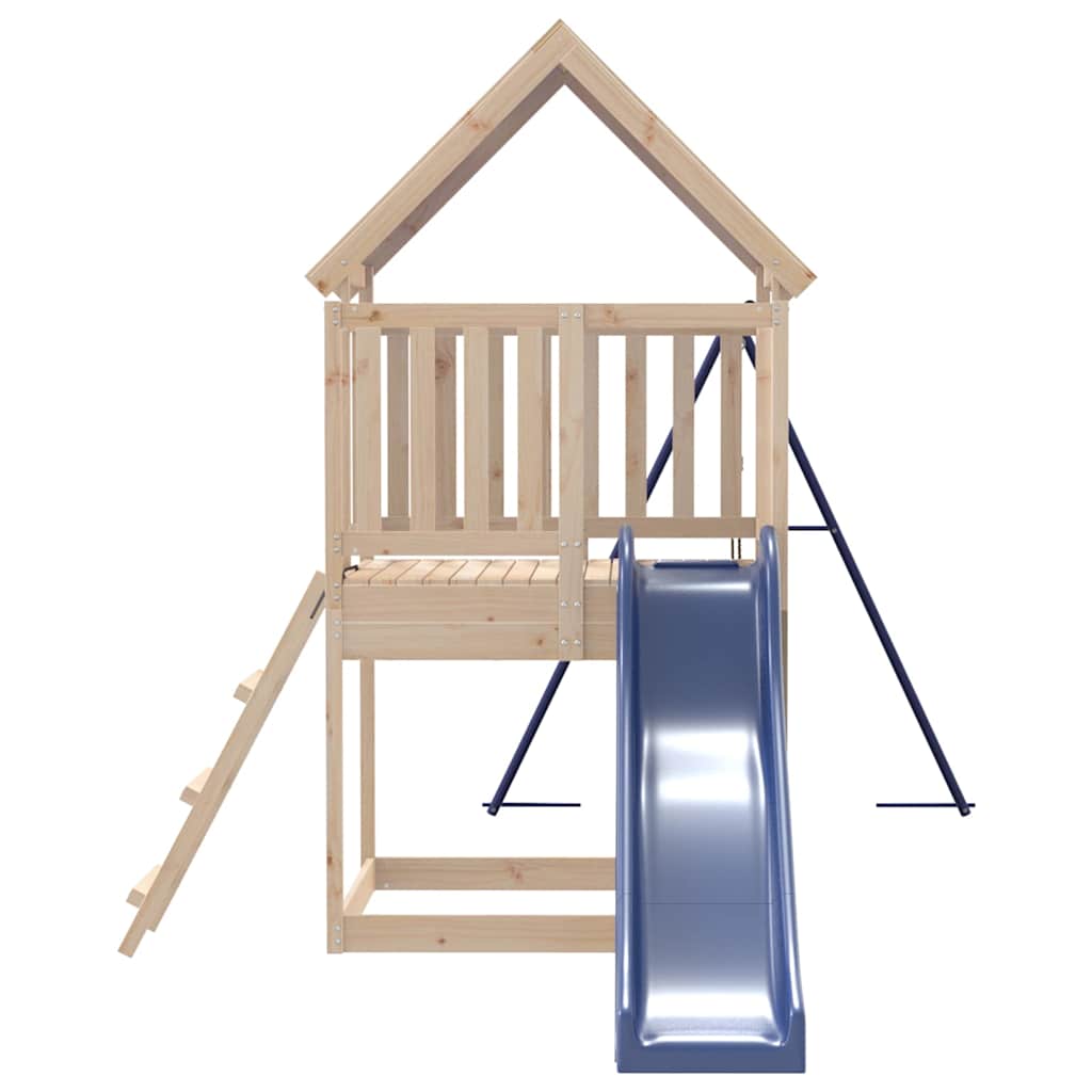 vidaXL Outdoor Playset Solid Wood Pine - Brown - 33596