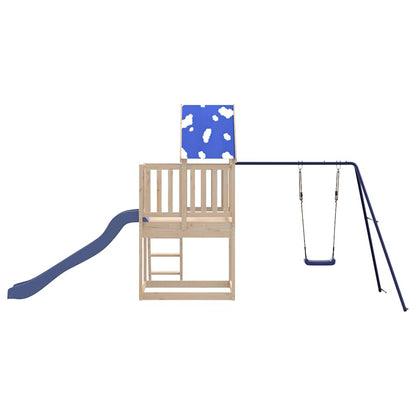 vidaXL Outdoor Playset Solid Wood Pine - Brown - 33596