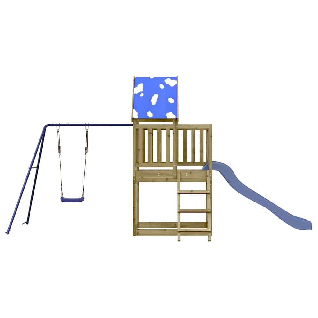 vidaXL Outdoor Playset Impregnated Wood Pine - Brown - 33601